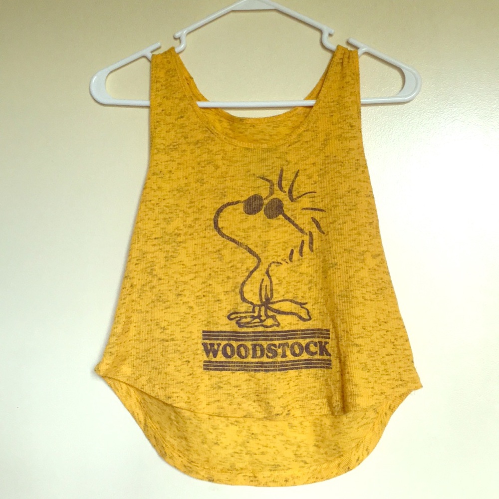 Mighty Fine Woodstock crop top tank